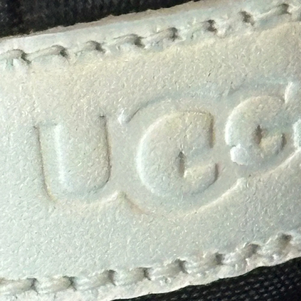 UGG Women's Tall Shasta Black and White Lace-Up Winter Boots - Picture 3 of 16